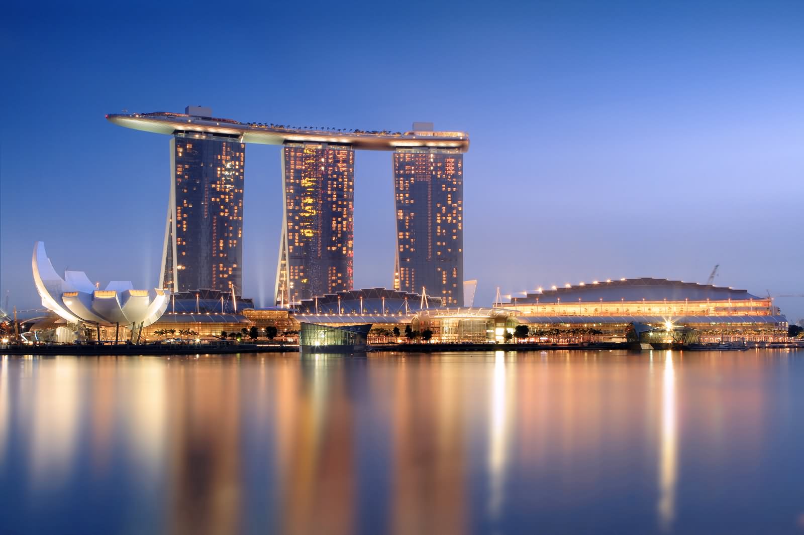 Marina Bay Sands In The Evening