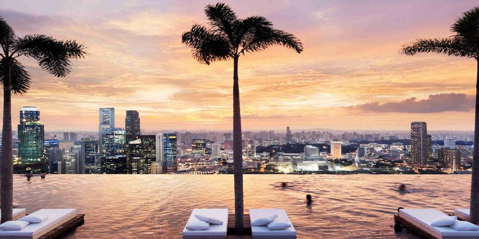 Marina Bay Sands, Singapore Sunset View
