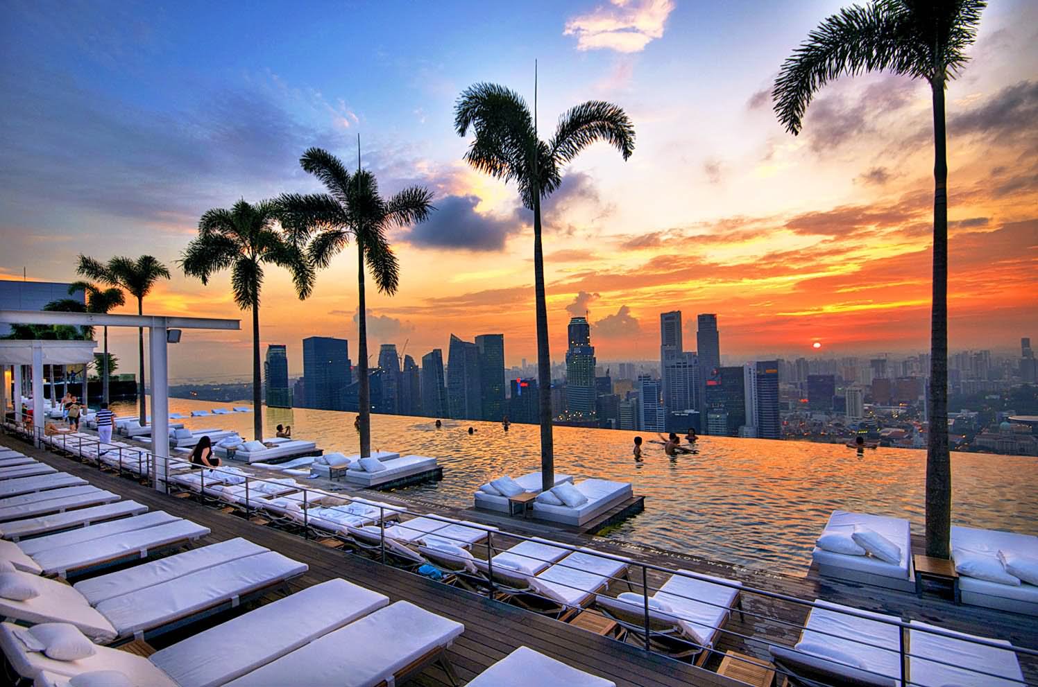 Marina Bay Sands Sunset View