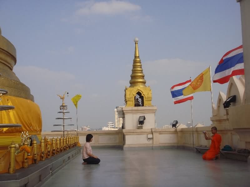 On The Roof Of Wat Saket, Bangkok