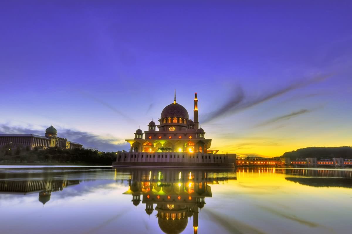 Putra Mosque At Night