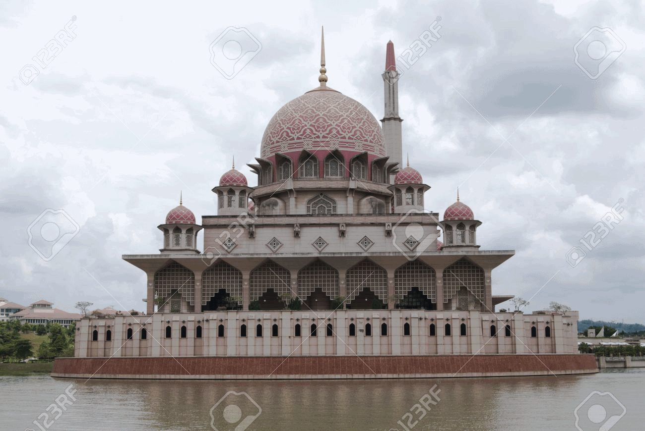 Putra Mosque At Putrajaya, Malaysia