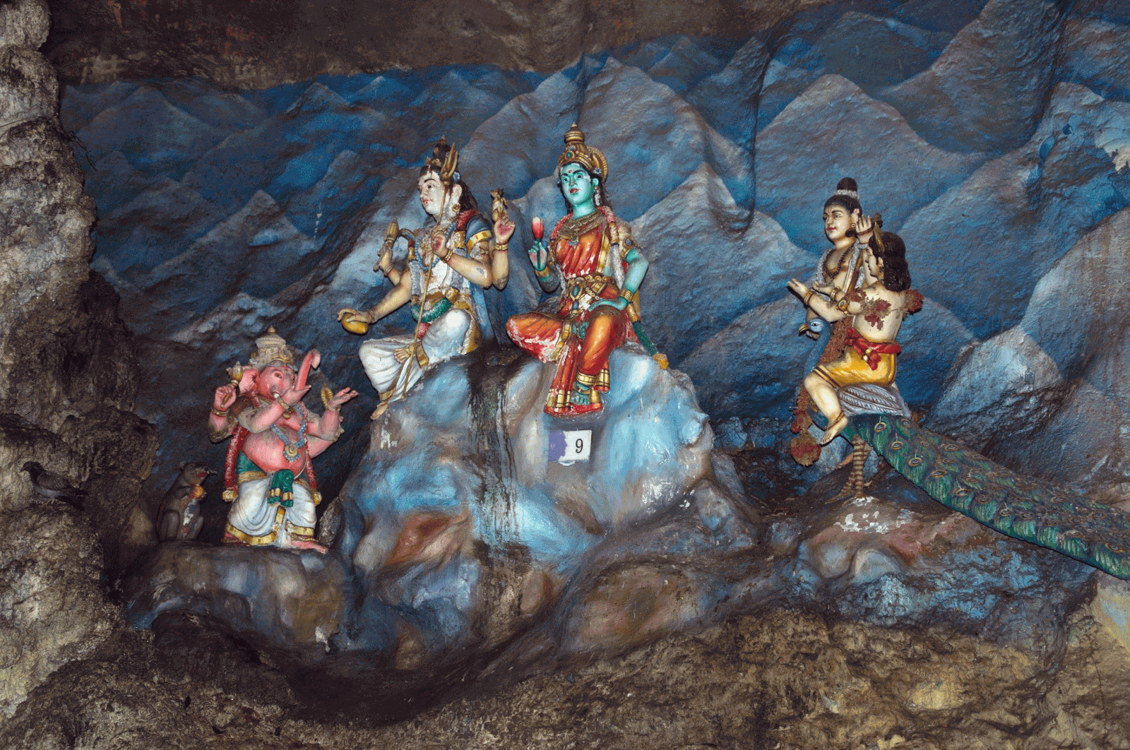 Sculptures Inside Batu Caves, Malaysia