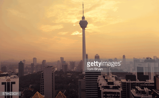 Sunset View Of Kuala Lumpur Tower