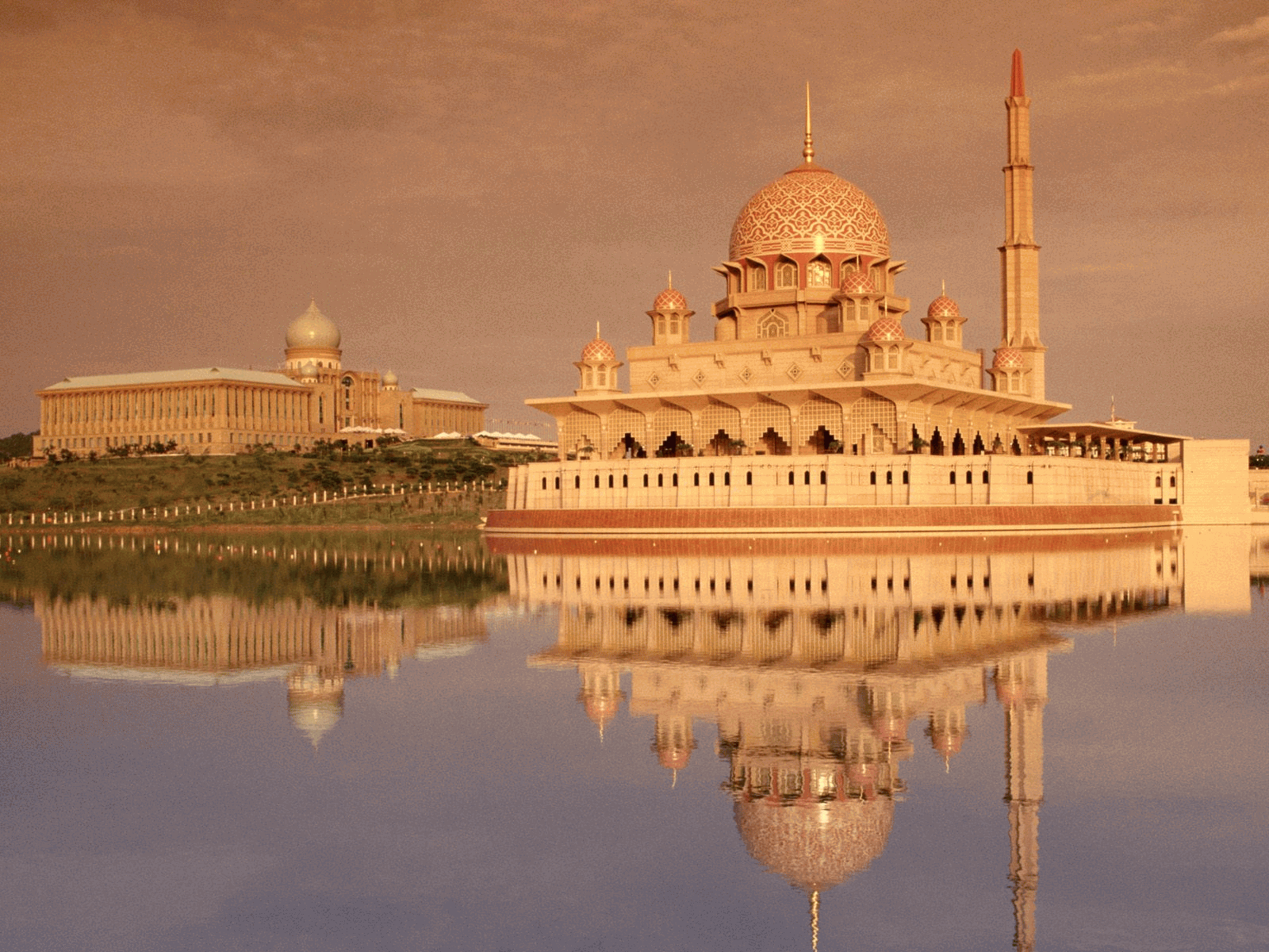 Sunset View Of Putra Mosque