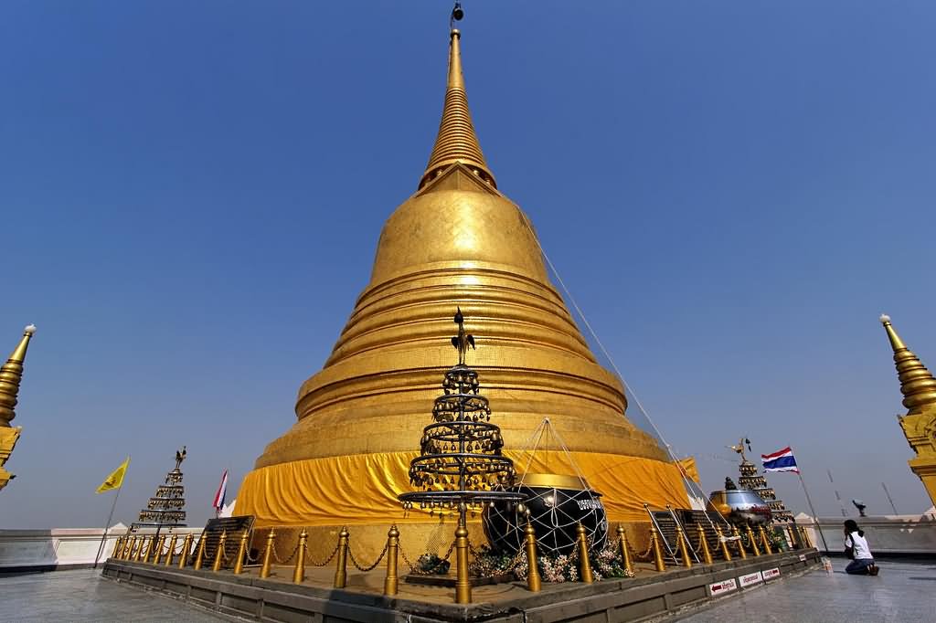 The Golden Mount At Wat Saket