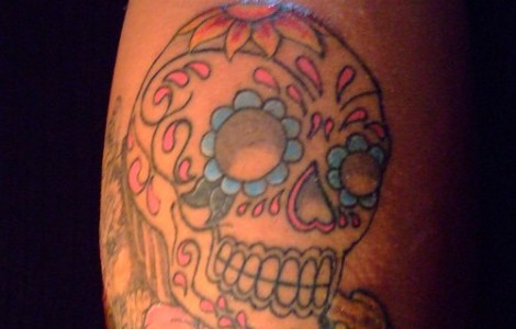 Traditional Mexican Skull Tattoo
