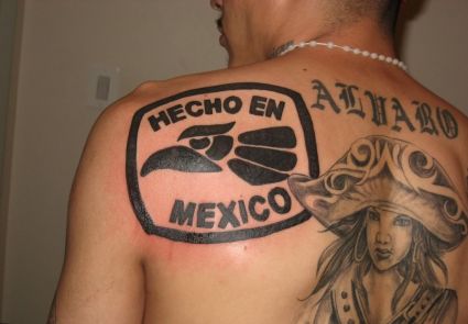 Tremendous Mexican Tattoo On Upper Back
