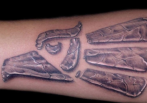 Tribal Mexican Aztec Eagle Tattoo