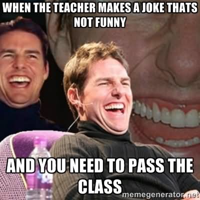 You Need To Pass The Class Funny Laugh Meme Picture