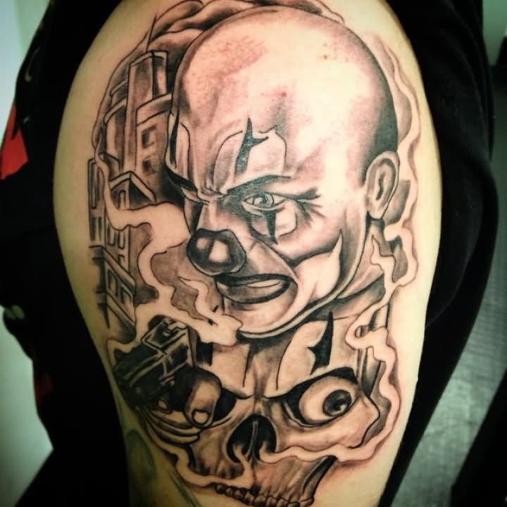 13+ Gangster Tattoos On Shoulder