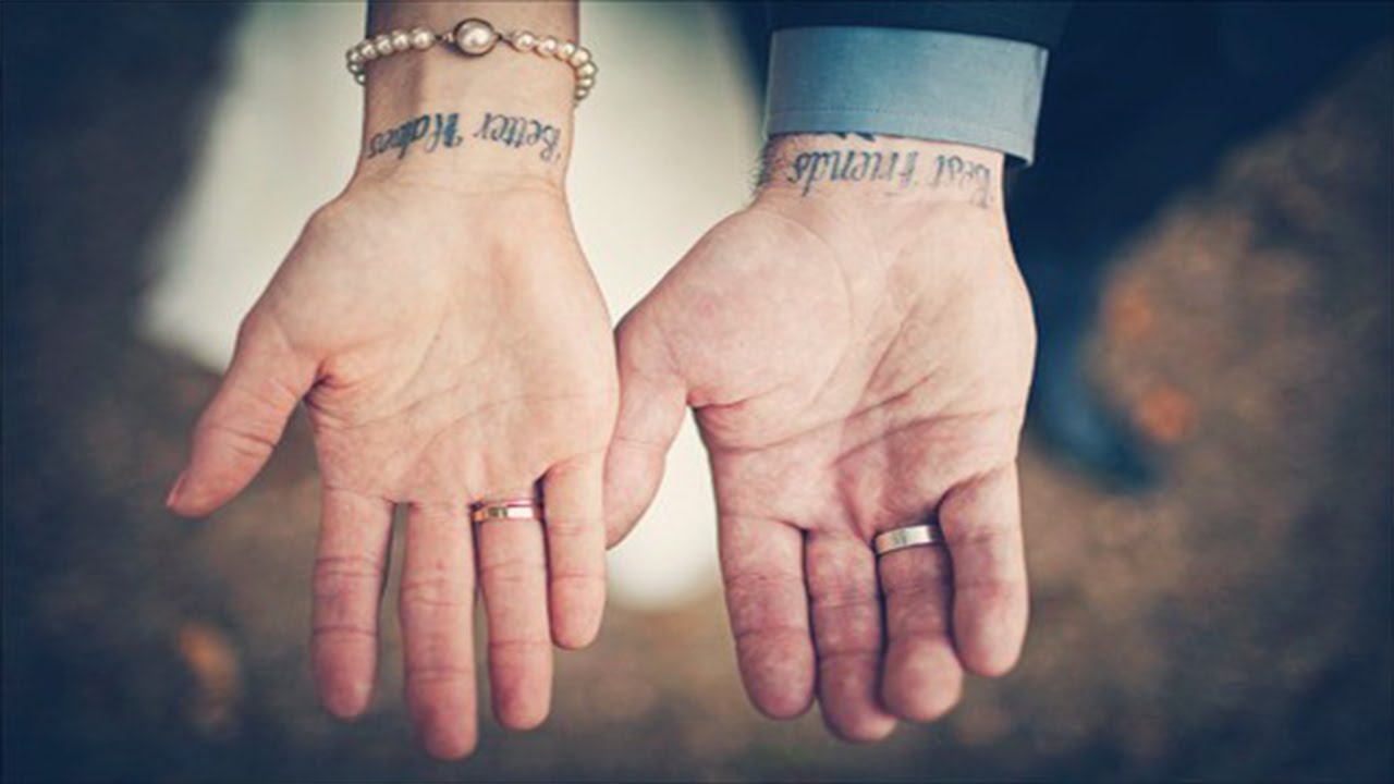 Couple Wrist Friendship Tattoo