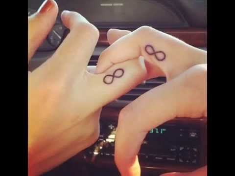 Friendship Infinity Tattoos On Fingers