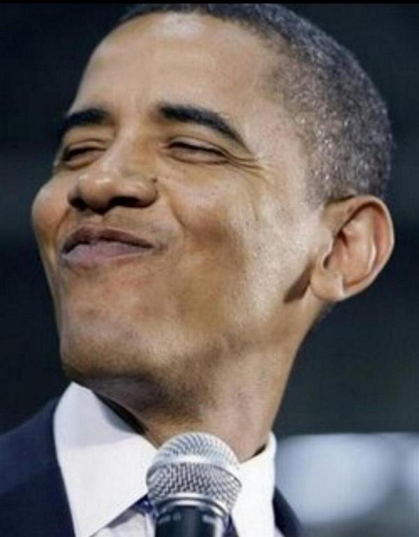 Funny Obama Pouting Face Picture