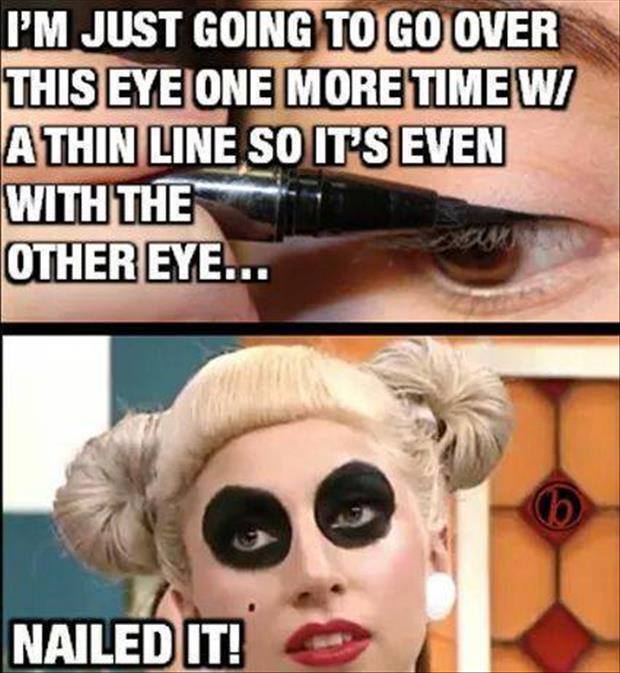 How to make up eyes up meme