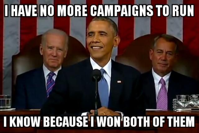 I Have No More Campaigns To Run Funny Obama Meme Picture