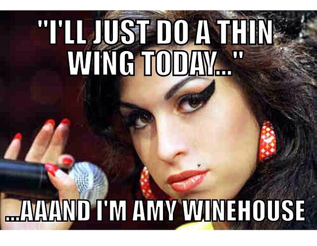 I Will Just Do A Thin Wing Today Funny Makeup Meme Picture