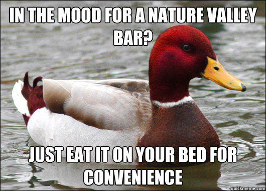 In The Mood For A Nature Valley Bar Funny Meme Picture