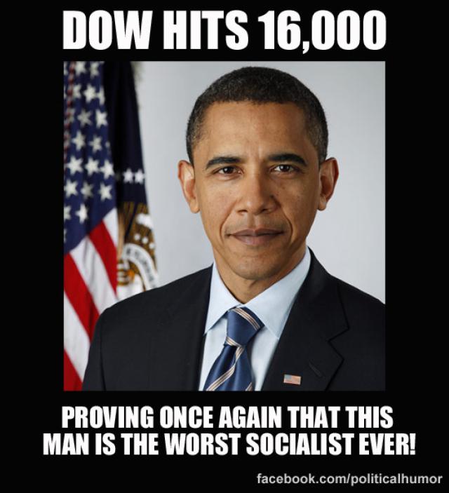 Proving Once Again That This Man Is The Worst Socialist Ever Funny Obama Meme Image