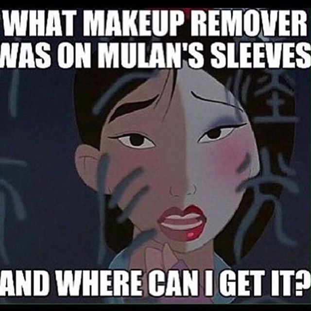 What Makeup Remover Was On Mulan's Sleeves Funny Meme Picture