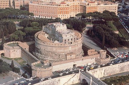 Aerial View Of Castel Sant'Angelo