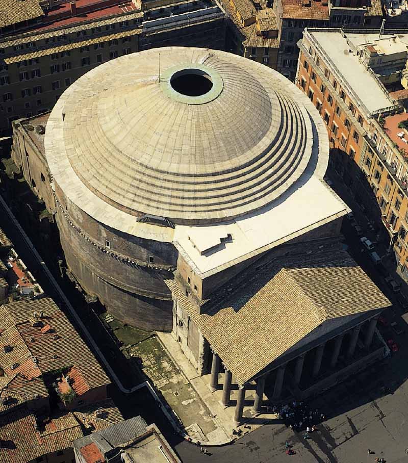 Aerial View Of Pantheon, Rome