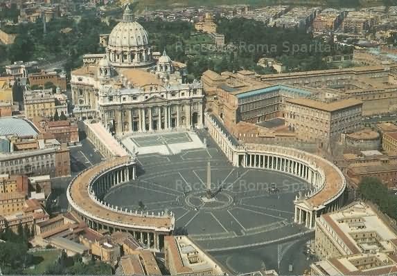 Aerial View Of Piazza San Pietro Picture