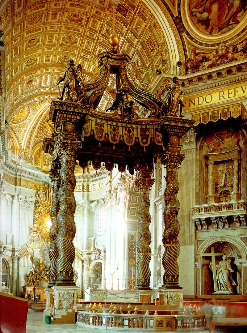 Altar Inside St. Peter's Basilica, Vatican City