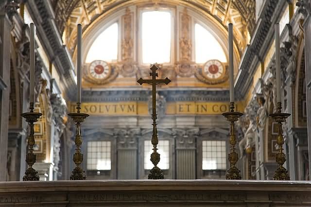 Alter Inside St. Peter's Basilica, Vatican City