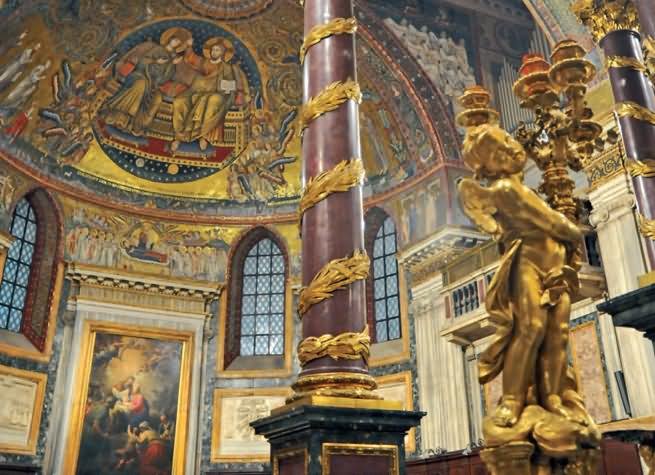 Amazing Art Work Inside Basilica di Santa Maria Maggiore