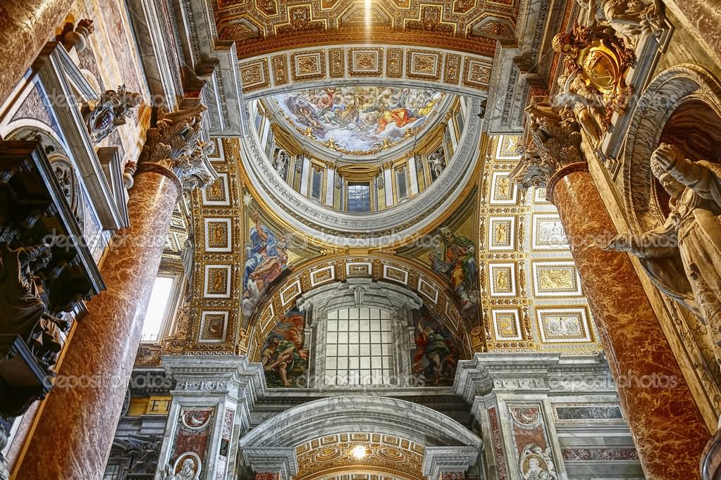 Amazing Inside View Of St. Peter's Basilica