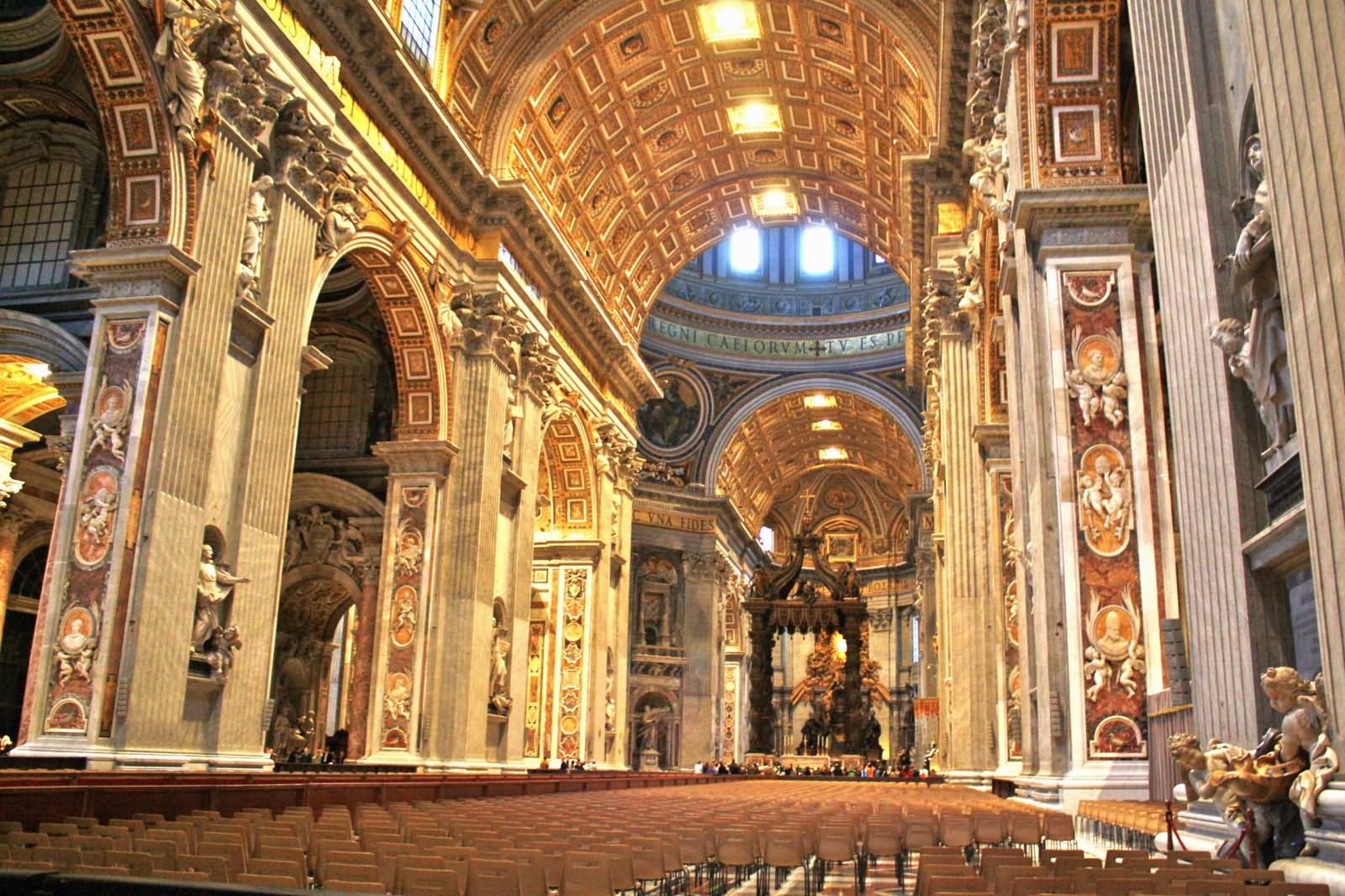 Amazing Interior View Of St. Peter's Basilica
