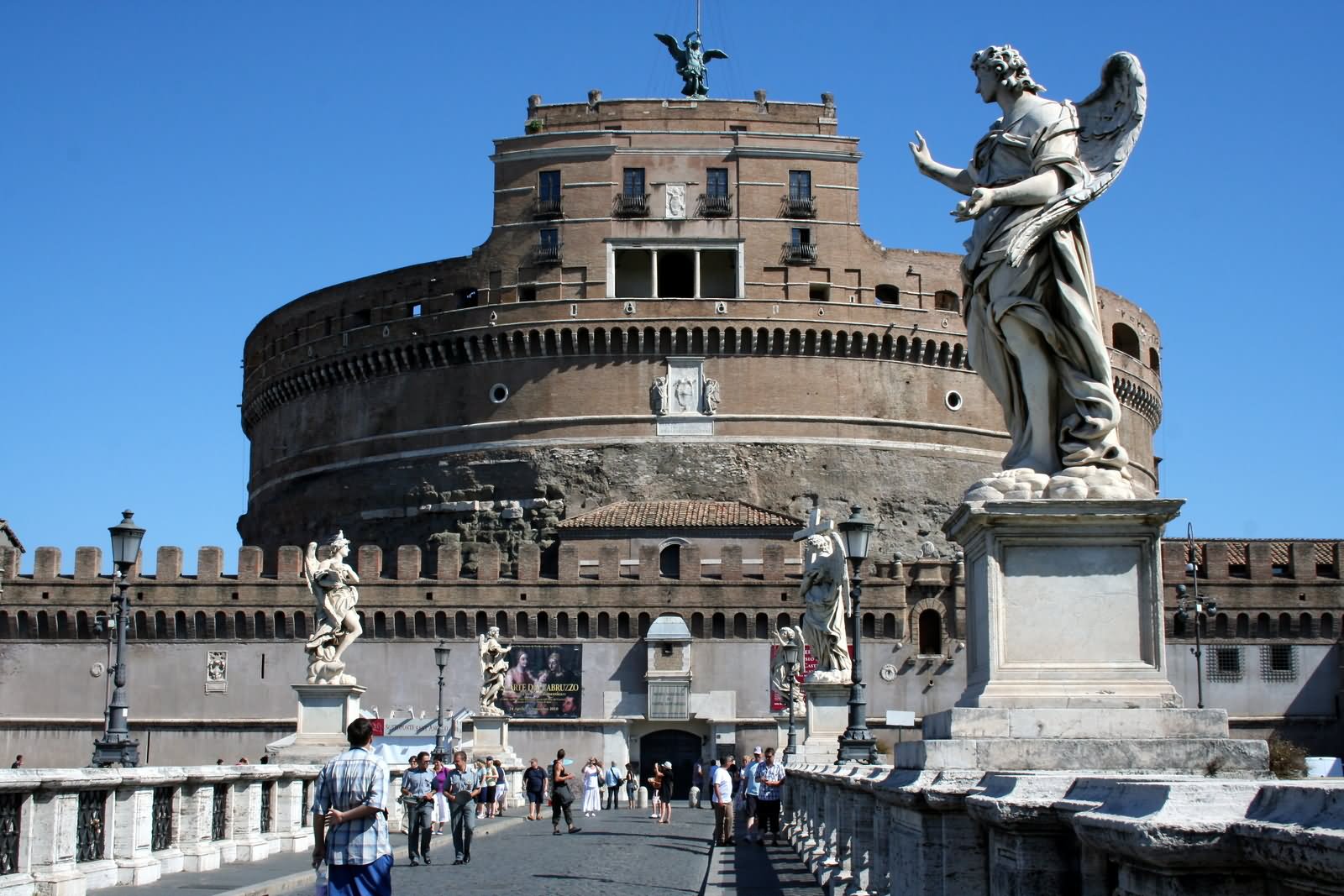 Angel Statue At Castel Sant’Angelo