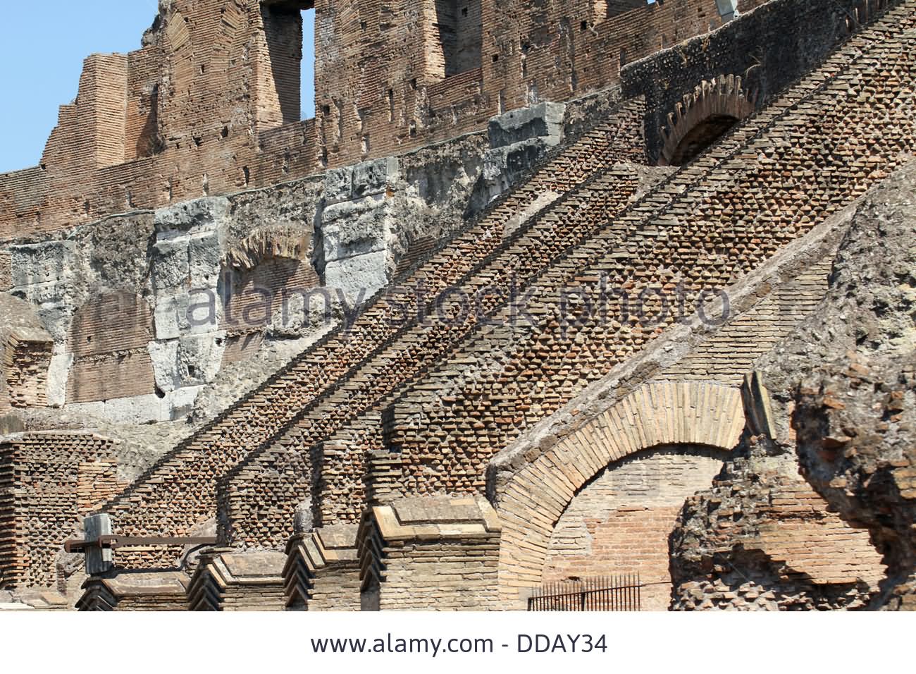 Arches And Stairs Inside The Colosseum Picture