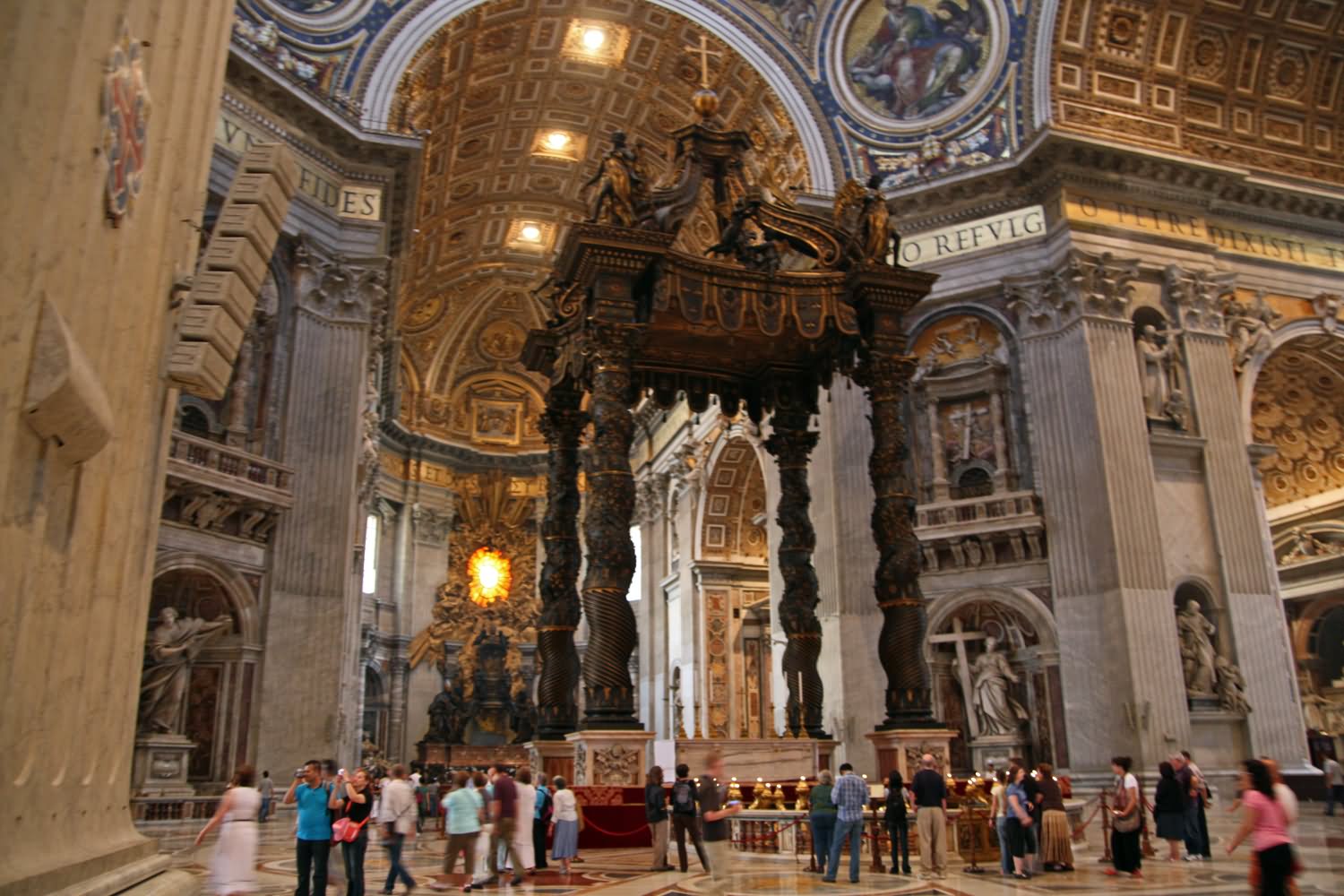 Architecture Inside View Of St. Peter's Basilica