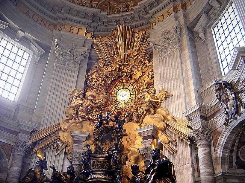 Back Of Chair Of St. Peter’s Basilica