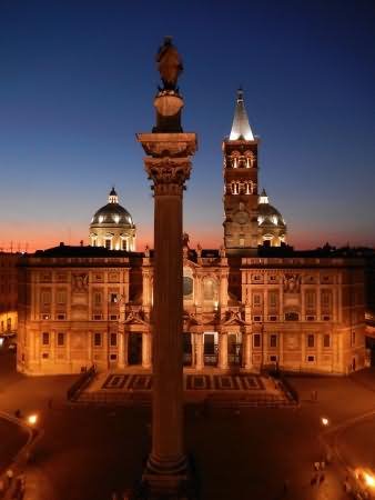 Basilica di Santa Maria Maggiore Night Picture