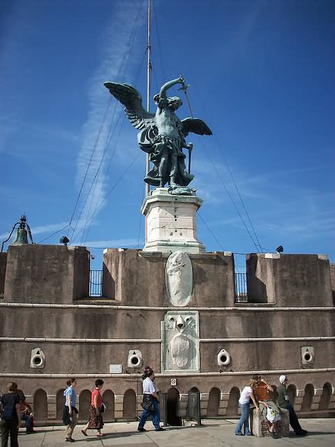 Beautiful Angel Statue At Castel Sant'Angelo