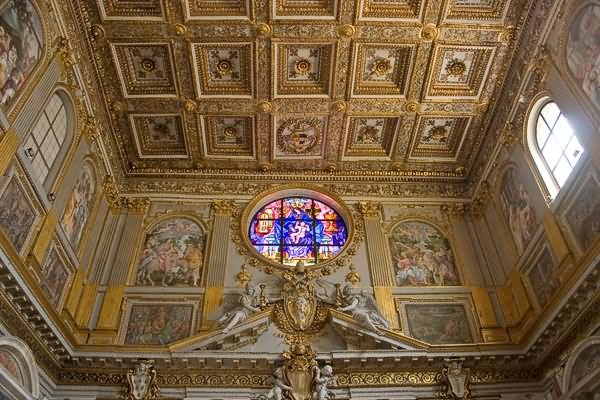 Beautiful Interior Of Basilica di Santa Maria Maggiore