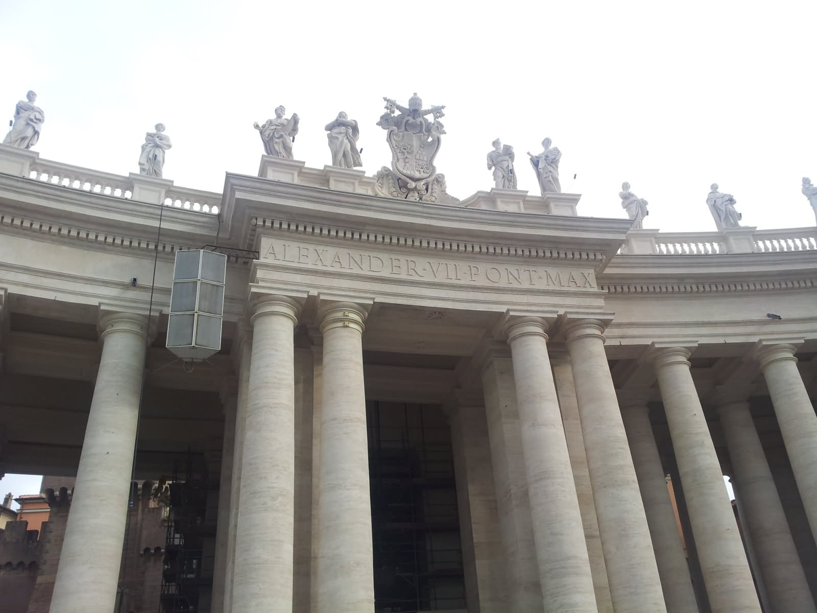 Beautiful Pillars Inside Altare della Patria