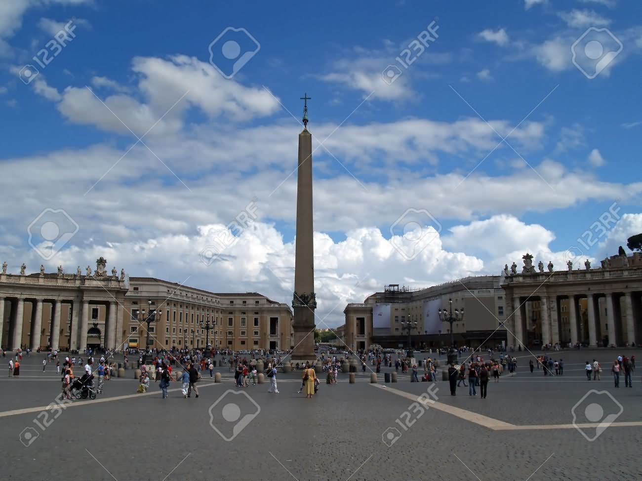 Beautiful St. Peter's Square At Vatican City