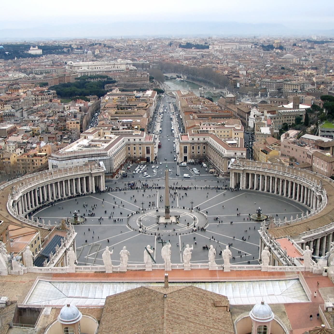 Beautiful View Of St. Peter's Square