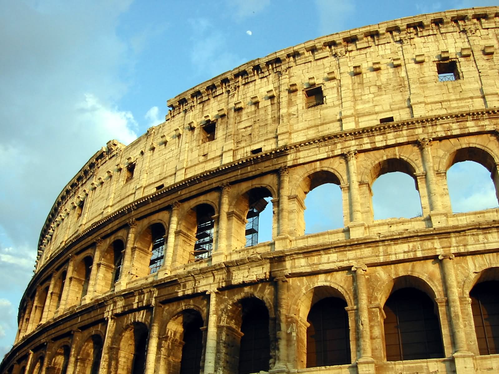 Closeup Of Colosseum