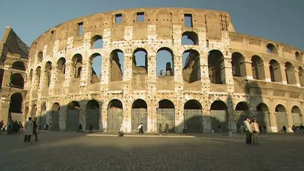 Closeup Of The Colosseum