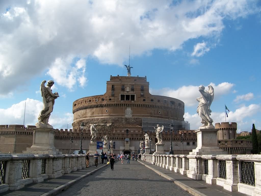 Entrance Of The Castel Sant'Angelo