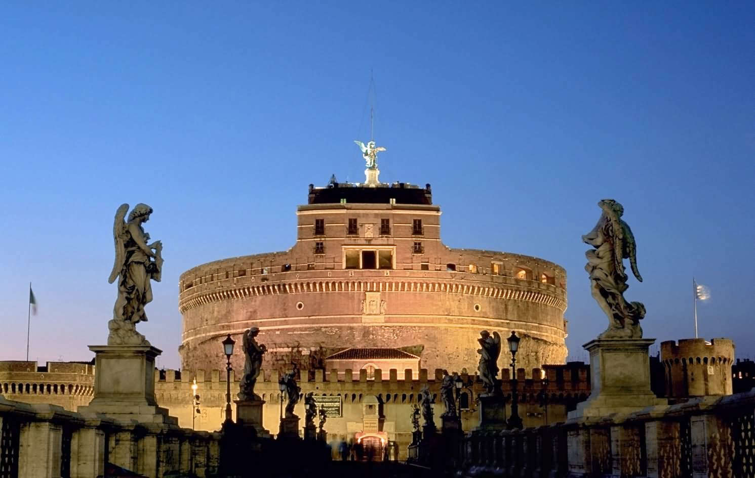 Evening Time Picture Of Castel Sant'Angelo