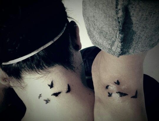 Friendship Birds Tattoo For Couple