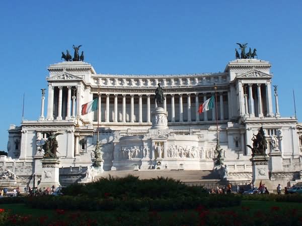 Front Image Of Altare della Patria In Rome