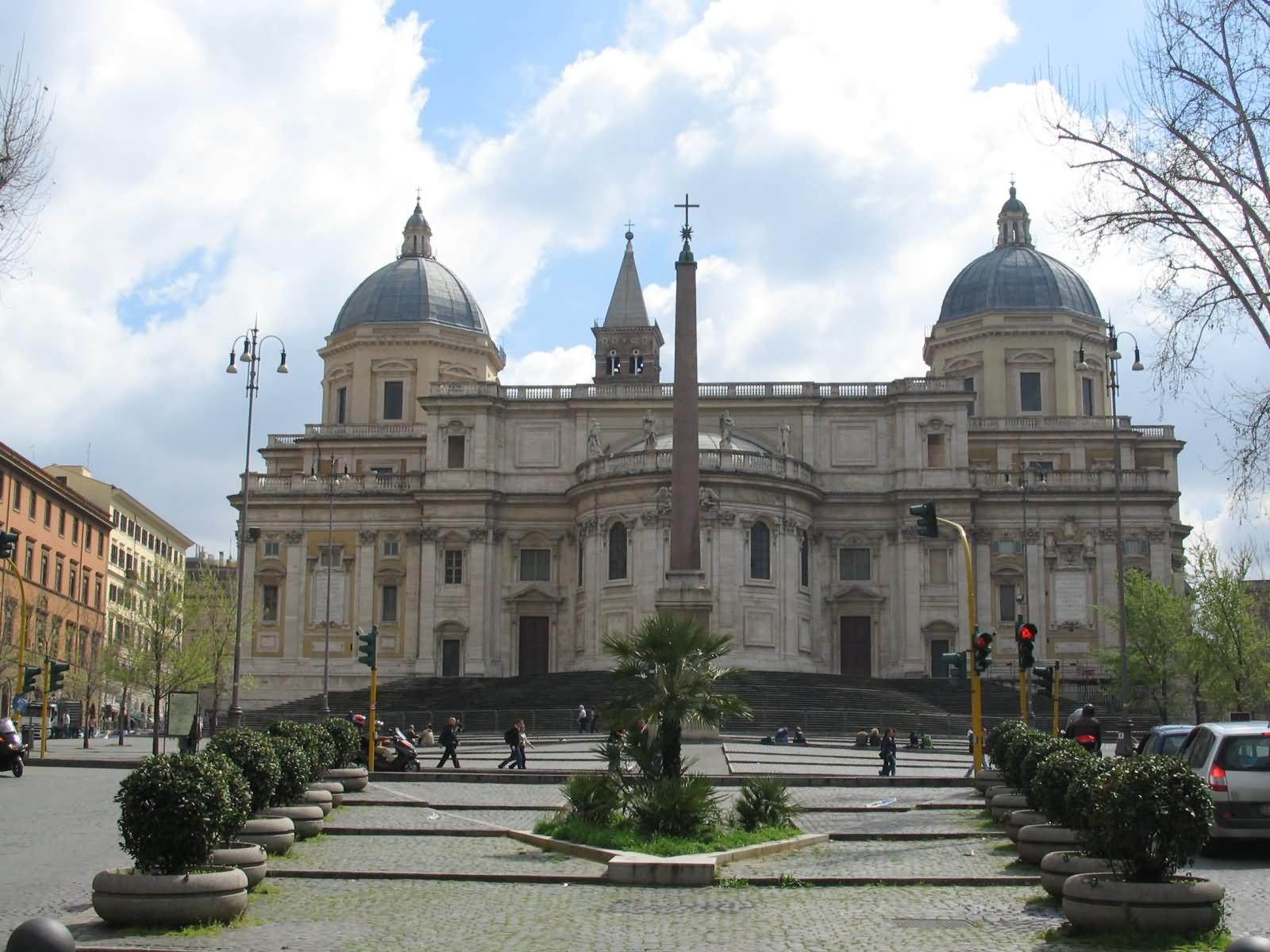 Front View Of Beautiful Basilica di Santa Maria Maggiore