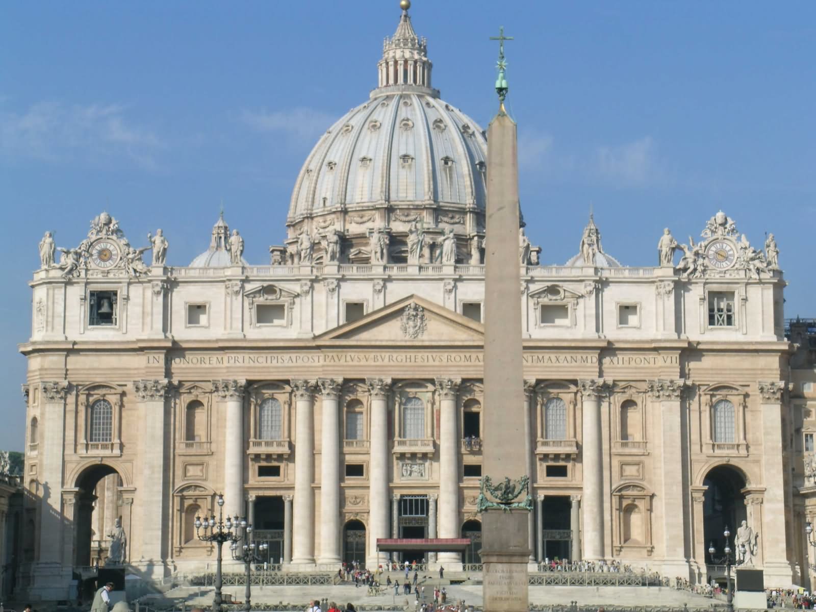 Front View of St. Peter's Basilica